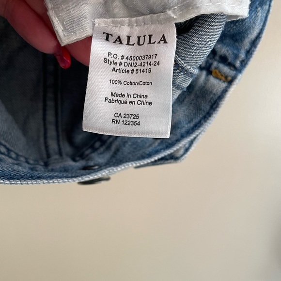 Aritzia Talula Denim Vest Size XS - Picture 8 of 8